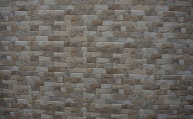 Taş tuğla çit duvar dekorasyonu