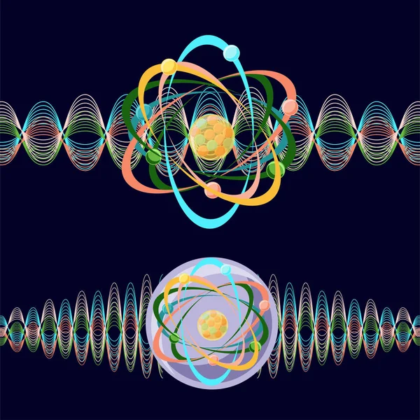 Atom bir parçacık ve dalga.