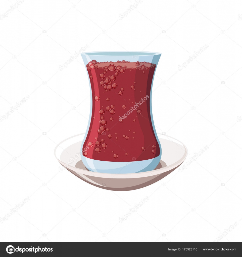 Turkish traditional glass of tea and plate isolated on white background. Stock Vector Image by ©inkoly #170523110 Turkish traditional glass of tea and plate isolated on white background. Stock Vector Image by ©inkoly #170523110