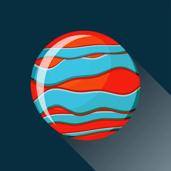 Jupiter-Planet-Symbol — Stockvektor