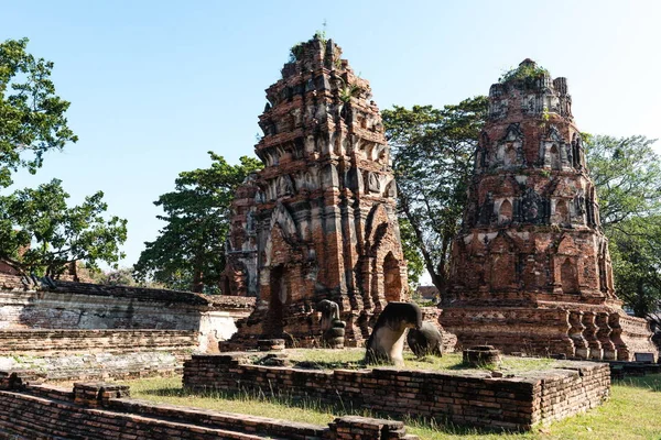 Thailand Ayutthaya tempel historiska park — Stockfoto