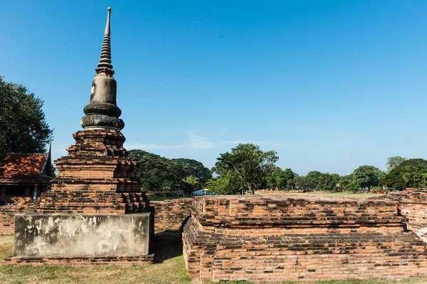 Temples de Thaïlande Ayutthaya parc historique — Photo