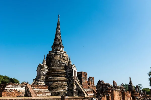 Tayland tapınaklar Ayutthaya Tarih Parkı — Stok fotoğraf