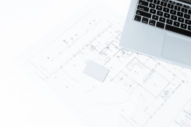 defter üzerinde ev inşaat planı mavi sesi efektli