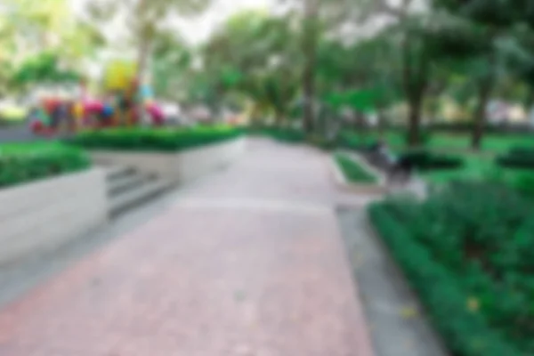 Blur background outdoor recreation public park in urban city in