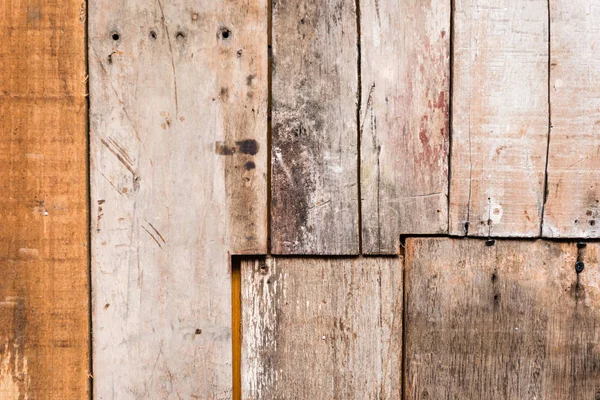 Close-up van top-down mening van houtstructuur van oud hout gebruik als natura — Stockfoto