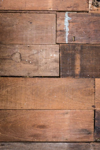 Close-up van top-down mening van houtstructuur van oud hout gebruik als natura — Stockfoto