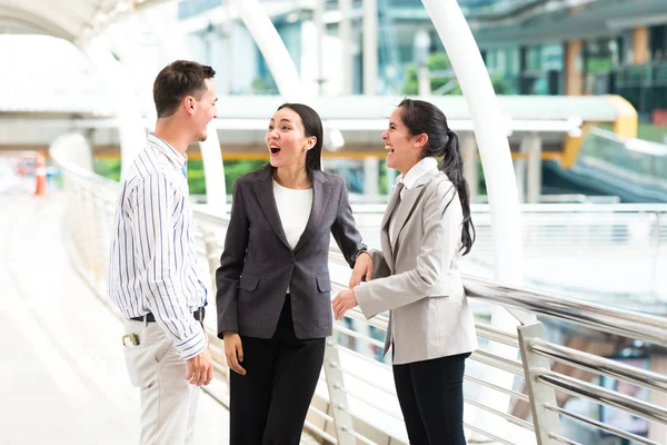 Amistoso concepto de reunión de negocios . — Foto de Stock