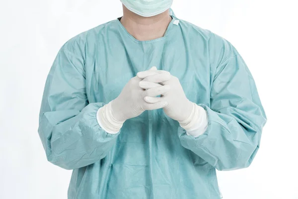Concepto Profesional Carrera Médica Cirujano Chino Mediados Los Años Con — Foto de Stock
