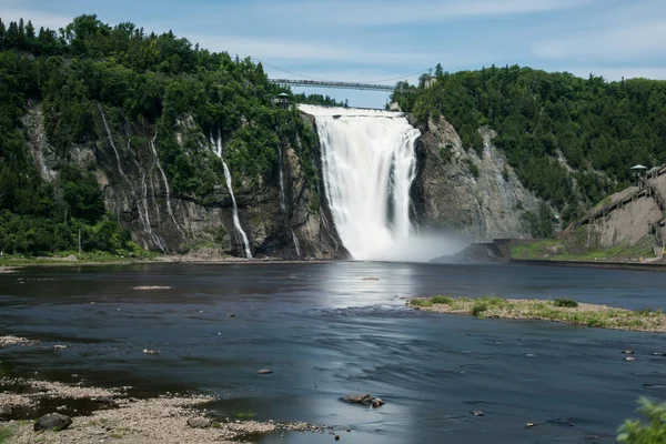 Les belles chutes Montmorency - Québec - Canada — Photo