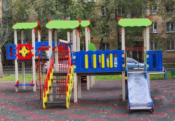Children playground in the yard — Stock Photo, Image