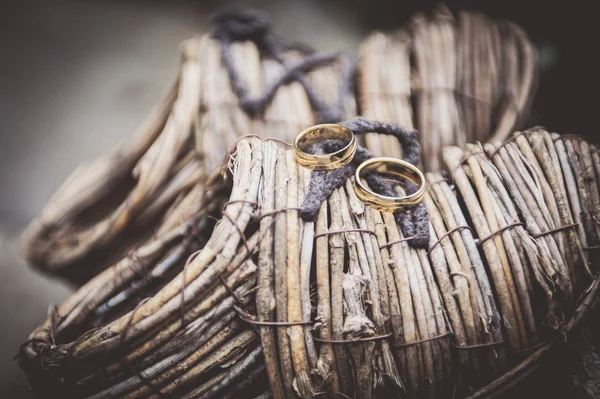 Anéis de casamento Fundo — Fotografia de Stock