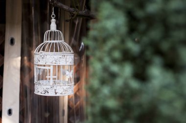 Vintage bir metal kafes