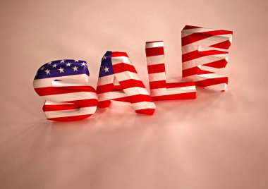 Boyutlu yazıt satış. 3D çizim.