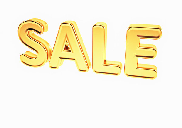Размерная надпись SALE. 3D иллюстрация
.