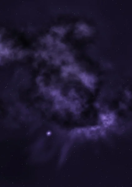 無限の星のフィールドの小さな部分 — ストック写真