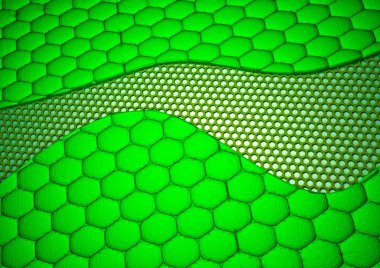 Petek yapı arka plan. 3D render.