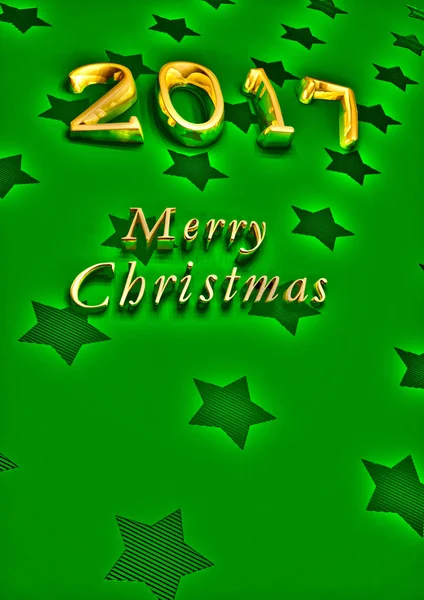 Merry Christmas inscription. 3D rendering. — Stock Photo, Image