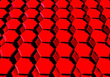 Geometrik yapısı arka plan. 3D render.