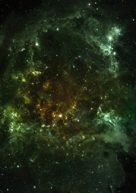 varlık parlıyordu Bulutsusu