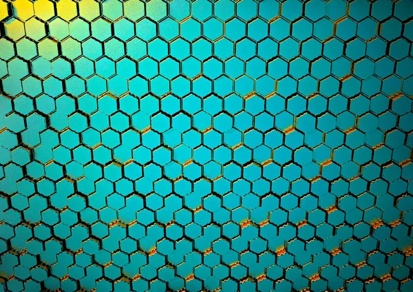 Honingraat structuur achtergrond. 3D-rendering. — Stockfoto
