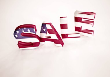 Boyutlu yazıt satış. 3D çizim.