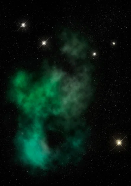 Essere brillato nebulosa — Foto Stock