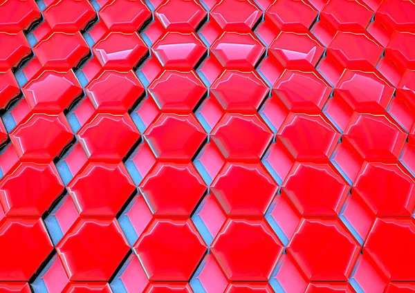 Arka plan şekli ile. 3D render.