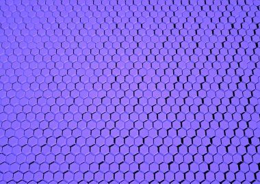 Petek yapı arka plan. 3D render.