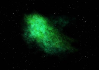 Sonsuz bir yıldız alanının küçük bir parçası