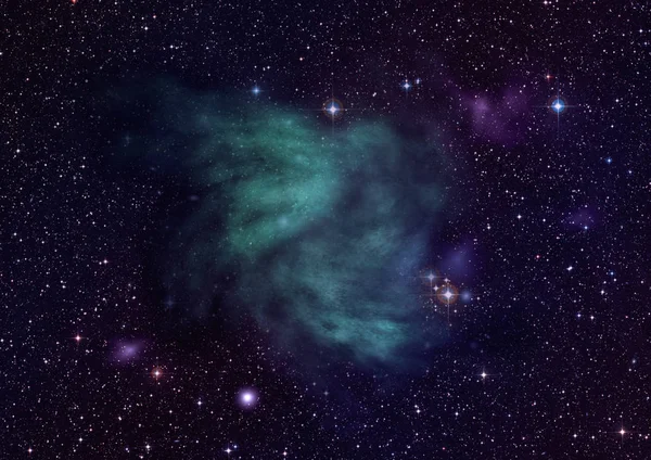 Som lyste nebulosa — Stockfoto