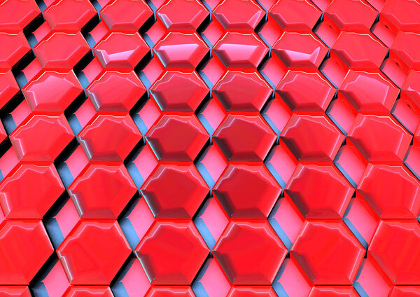 Abstract geometrical background 3d illustration or backdrop. 3D rendering.