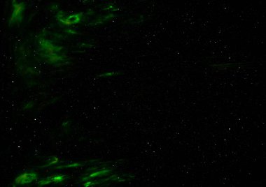 Sonsuz bir yıldız alanının küçük bir parçası