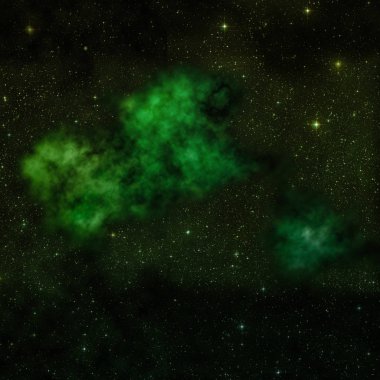 Sonsuz bir yıldız alanının küçük bir parçası