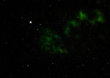 Parlayan nebula olmak. 3B görüntüleme