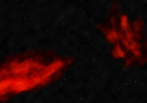 Being shone nebula. 3D rendering — Stock Photo, Image
