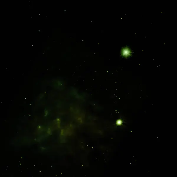 En lille del af et uendeligt stjernefelt. 3D-gengivelse - Stock-foto