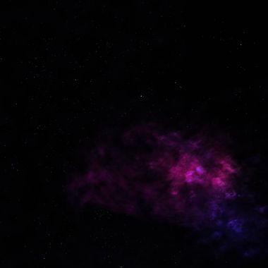 Parlayan nebula olmak. 3B görüntüleme