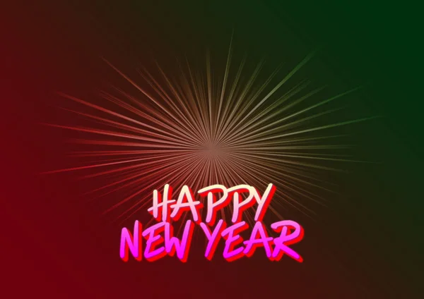 Background with the words happy new year — Stock Photo, Image