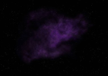 Parlayan nebula olmak. 3B görüntüleme