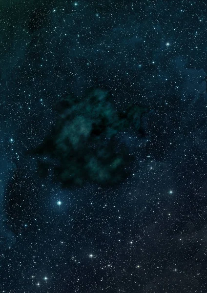 Sternenfeld All Ein Nebel Und Ein Gasstau Elemente Dieses Bildes — Stockfoto