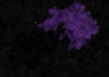 Uzayda bir yıldız alanı bir nebula ve gaz yoğunluğu. Bu görüntünün elementleri NASA tarafından döşenmiştir. 3B görüntüleme