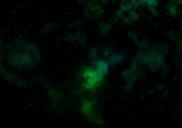 Μακριά Έλαμπε Νεφέλωμα Και Αστρικό Πεδίο Ενάντια Στο Διάστημα Στοιχεία — Φωτογραφία Αρχείου