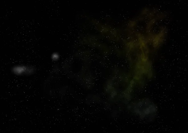 Невелика частина нескінченного зоряного поля. 3D візуалізація — стокове фото