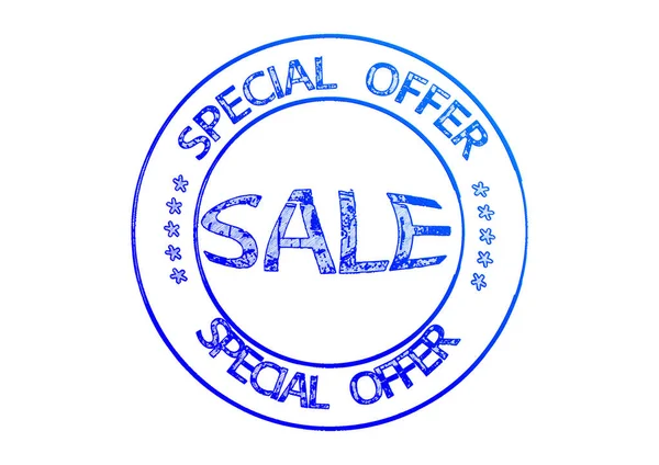 Selo de venda oferta especial. Ilustração 3D . — Fotografia de Stock