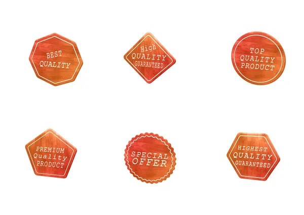 Set of Sale product badges. 3D rendering.