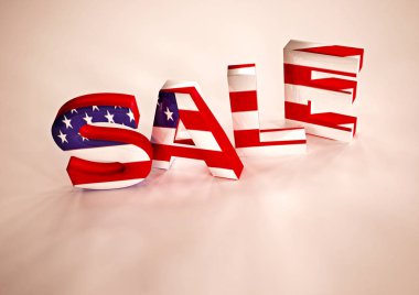 Boyutlu yazıt satış. 3D çizim.