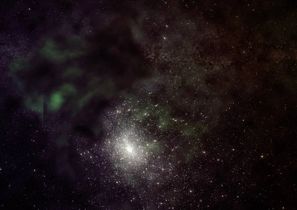 Pole Gwiazd Kosmosie Mgławice Zatory Gazowe Elementy Tego Obrazu Dostarczone — Zdjęcie stockowe
