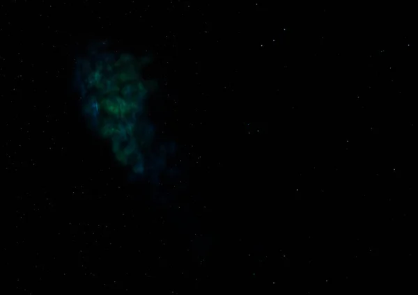 Μακριά Έλαμπε Νεφέλωμα Και Αστρικό Πεδίο Ενάντια Στο Διάστημα Στοιχεία — Φωτογραφία Αρχείου