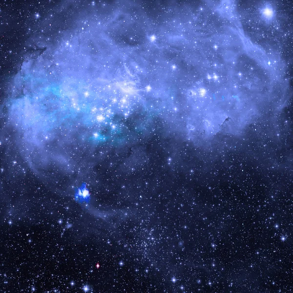 Невелика частина нескінченного зоряного поля — стокове фото